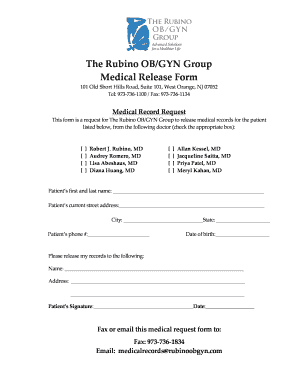 Rubino Ob Gyn Group  Form