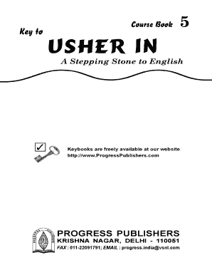 Progress Publishers Class 5 PDF  Form