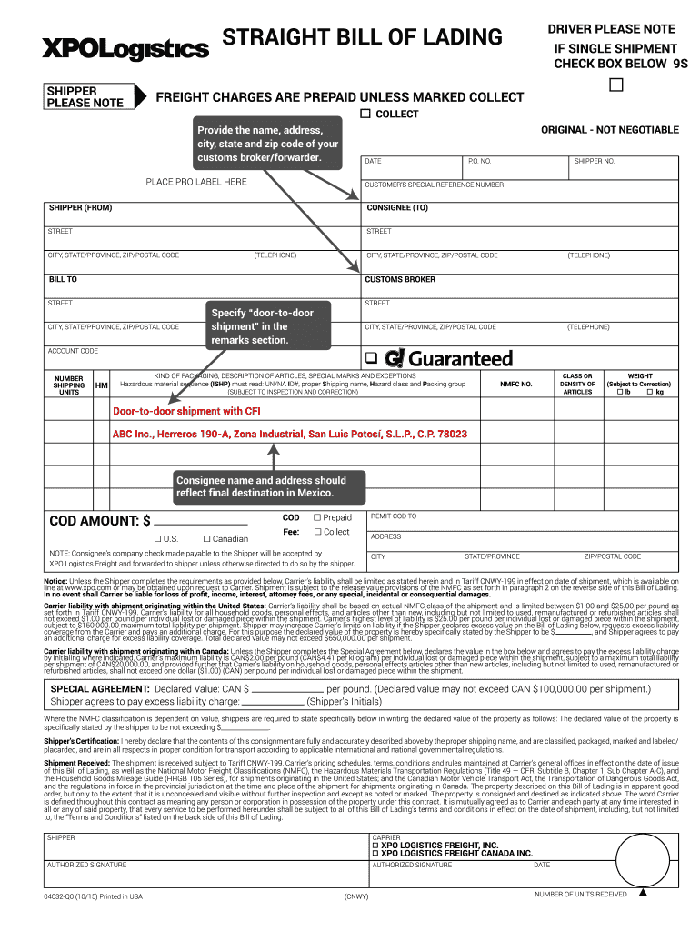 Xpo Bol Template  Form