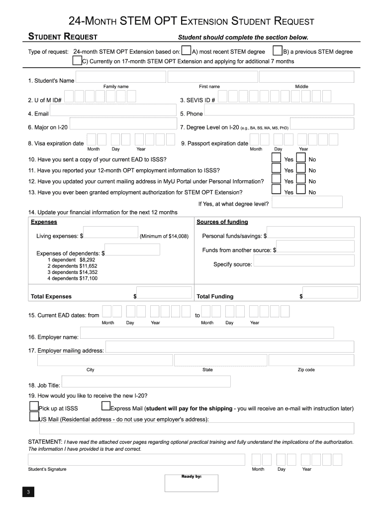  24 Month Stem Opt Bextensionb for Students on F 1 Visas International Bb 2016