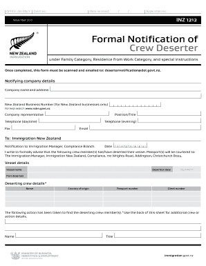 Get and Sign Inz1209 2017-2022 Form