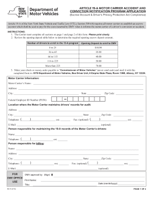  ARTICLE 19 a MOTOR CARRIER ACCIDENT and 2021