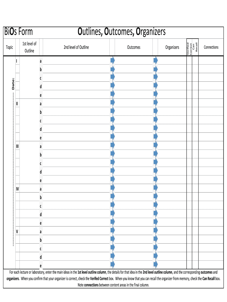 Bios Form