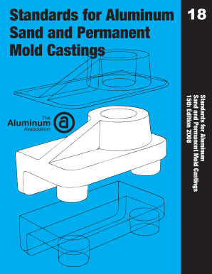 Standards for Aluminum Sand and Permanent Mold Castings PDF  Form