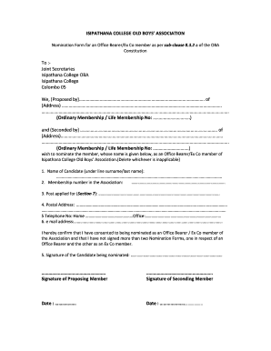 Isipathana College Online Application  Form