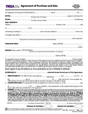 Legal Description of Land Including Easements Not Described Elsewhere  Form