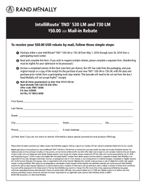 Mcnally Rebate  Form