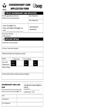 Pwd Beep Card  Form