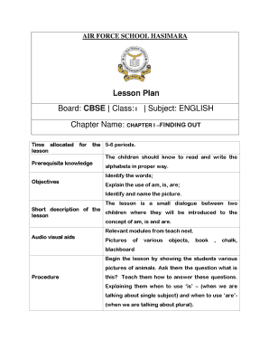 Cbse Lesson Plans Download  Form