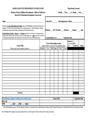 Occ 100  Form