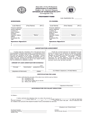 Deped Dumaguete  Form