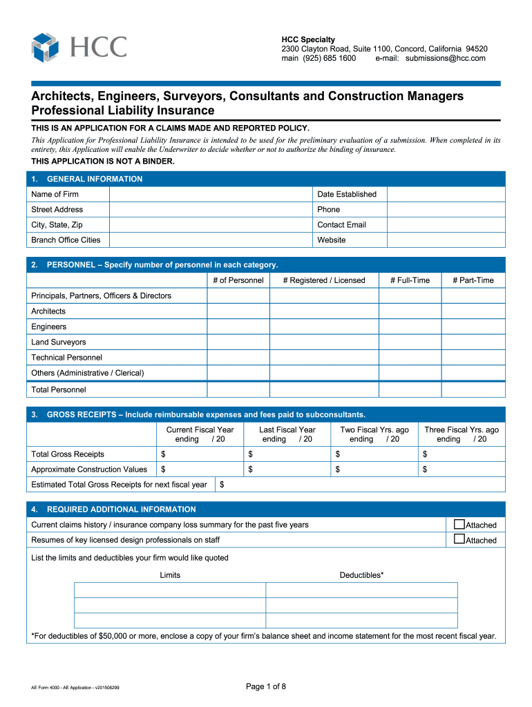  Ae Form 4000 2015-2024