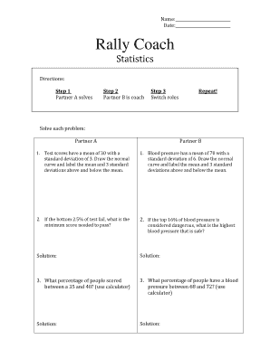 Rally Coach PDF  Form