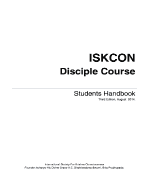 Iskcon Disciple Course Questions and Answers PDF  Form