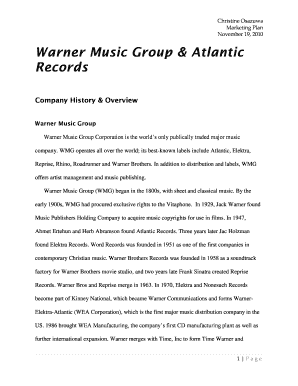 Atlantic Records PDF Contract Download  Form