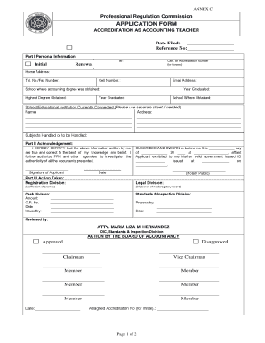 Annex C Prc  Form