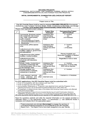 Iee Checklist  Form