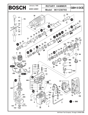 Bosch Gbh 5 Dce  Form