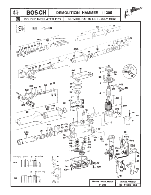 Bosch 11305  Form