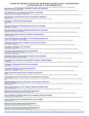 Introduction to Modern Inorganic Chemistry by S Z Haider PDF  Form
