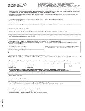 Vihkitodistus  Form