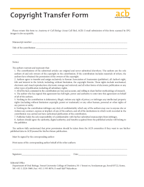 Declaration of Interest Example  Form