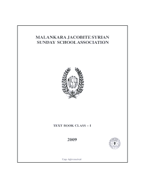 Malankara Catholic Sunday School Textbook PDF Malayalam  Form
