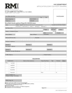 Rmi Lab Reports Form
