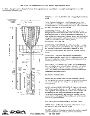 Disc Golf Basket Plans PDF  Form