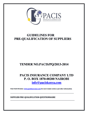 Pacis Insurance Claim Form