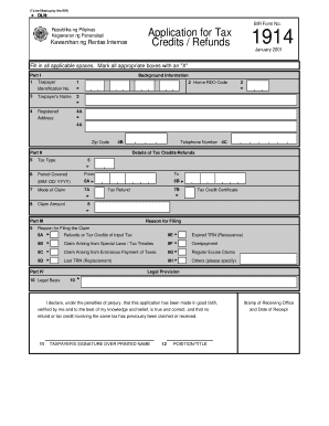 Bir Form 1914