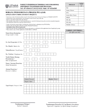 Fptv Uthm  Form