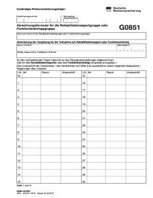 G0851  Form