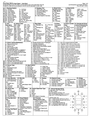  Texas Police Report Codes 2015