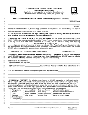  Exclusive Agreement Transaction Broker 2015-2024