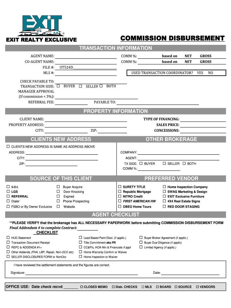 Real Estate Commission Split Agreement Template from www.signnow.com