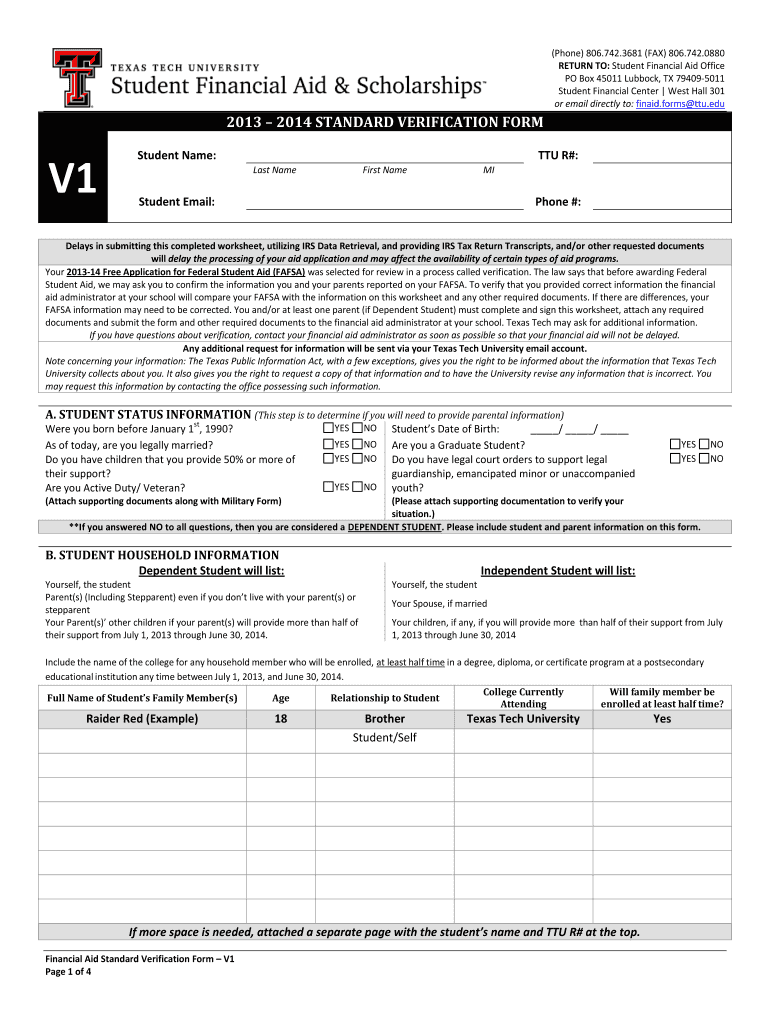  Ttu Verification 2013-2024