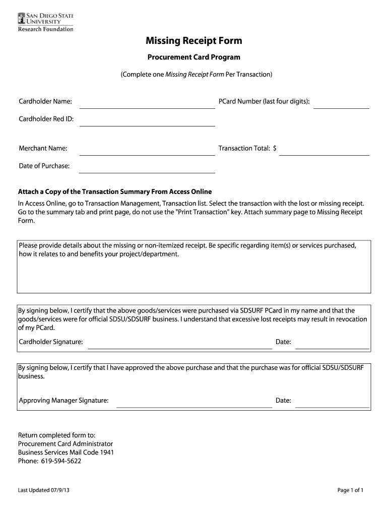  Missing Time Punch Form Printable 2013-2024