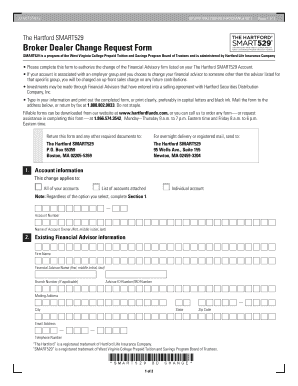 SMART529 Broker Dealer Change Form Hartford Funds