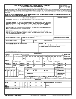 Printable Basic Physical Exam Form PDF