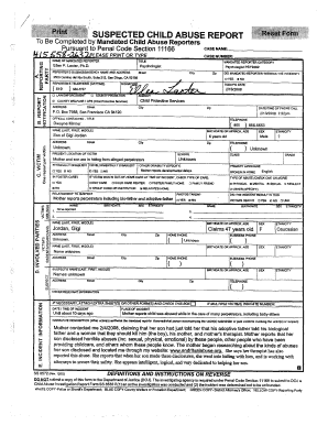 Cps Report Example  Form