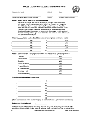 Moose Legion Mini Celebration Enrollment Form Master Xlsx Mooseintl