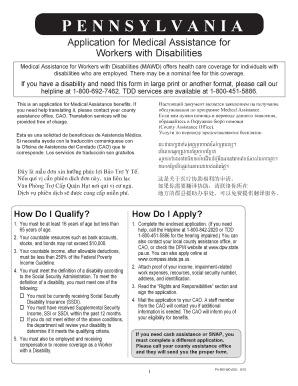 MAWD Application  Form