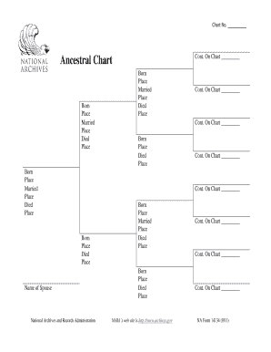 Ancestral Chart  Form