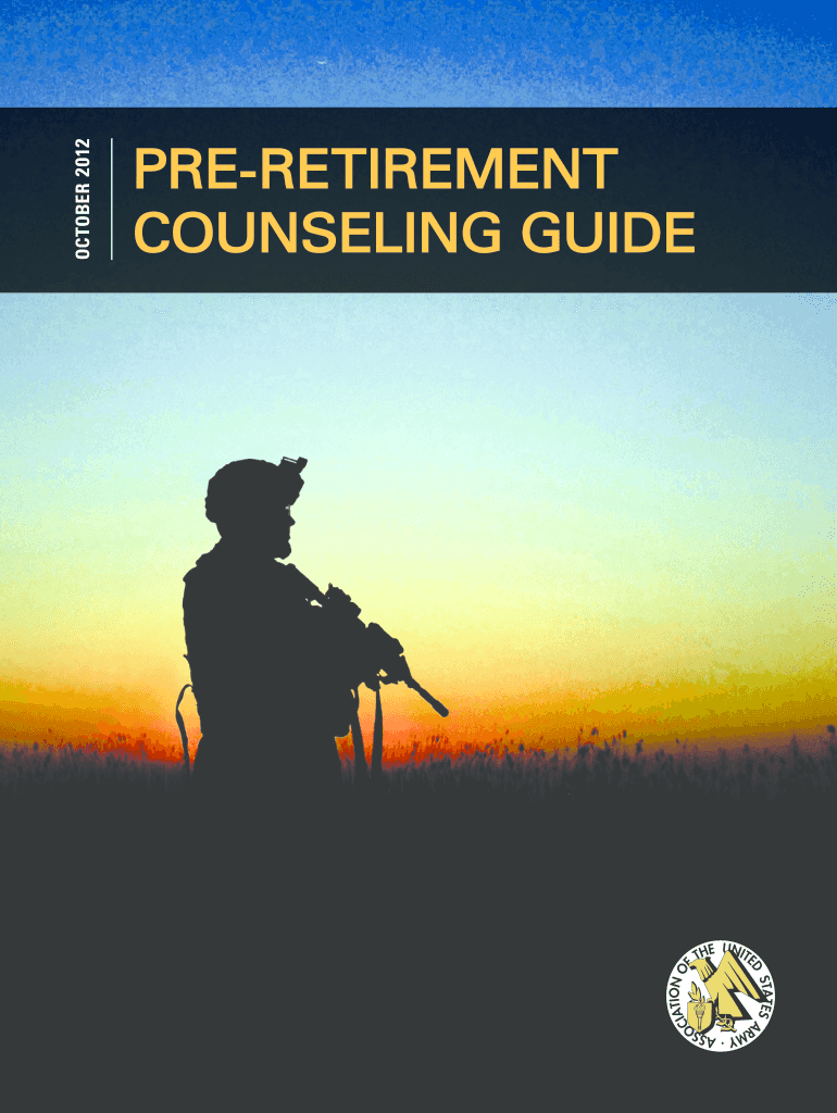  Pre Retirement Counseling  Form 2012-2024