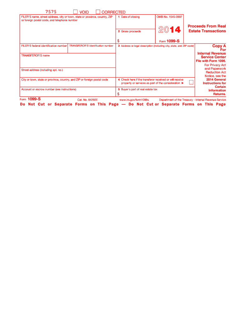 1099-S form