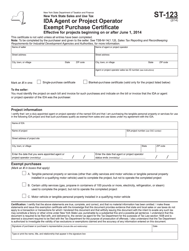 Get and Sign St123  Form 2014-2022