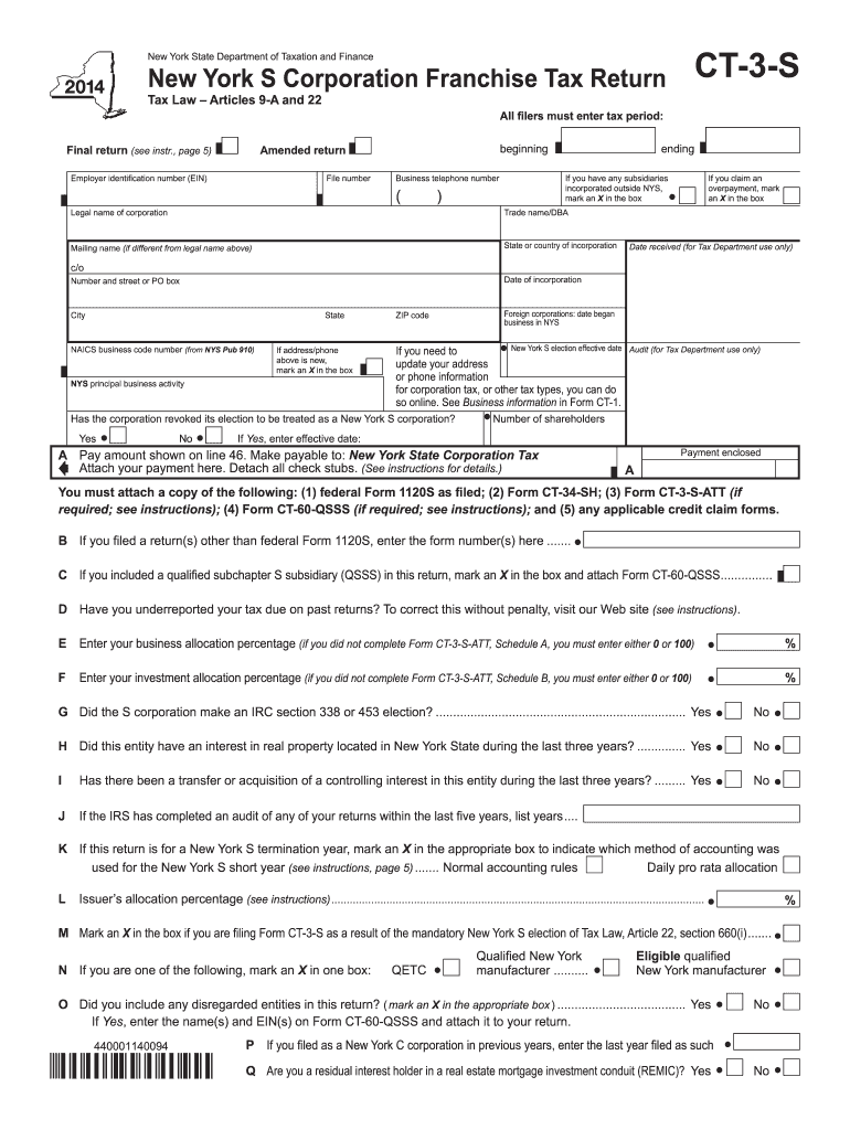 Ct 3 S Form 2020