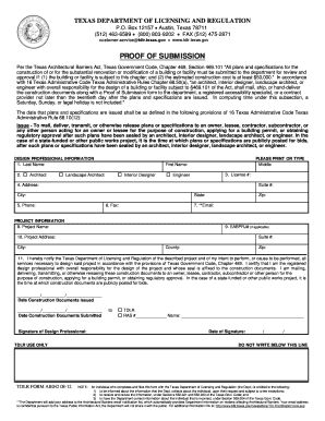  Tdlr Proof of Submission Form 2012-2024