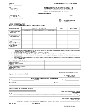 Csir Mbr Form